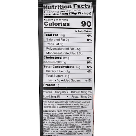 Popchips Popchips Buffalo Ranch Ridges 0.7 oz. Bag, PK24 F-AR-70115